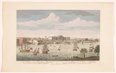 Ansicht von Fort William in Kalkutta