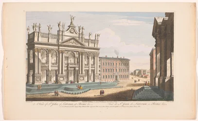 Ansicht der Kirche St. Johann von Lateran in Rom