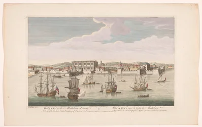 Ansicht der Stadt Bombay