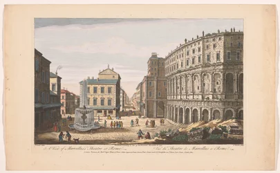 Ansicht des Theaters von Marcellus in Rom (Rome)