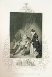 Heinrich VIII. und Catherine Parr, im Stück Heinrich VIII. oder 