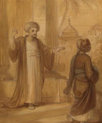 Illustration für eine östliche Romanze, möglicherweise 