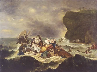 Das Wrack der „Grosvenor“, 1783
