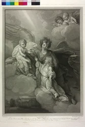 Apotheose der verstorbenen Kinder von König Georg III von England und seiner Frau Königin Charlotte