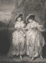 Mrs. Ford und Mrs. Page Shakespeare, Die lustigen Weiber von Windsor, Akt 2, Szene 1, 1793