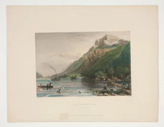 Black Mountain (Lake George), Illustration für Nathaniel Parker Willis