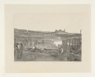 Lancaster von der Aquäduktbrücke