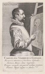 Porträt von Cornelis Visscher