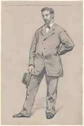 Stehender Mann