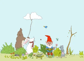 Den Garten dekorieren
