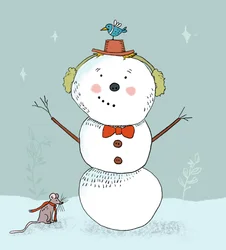 Sterniger Schneemann