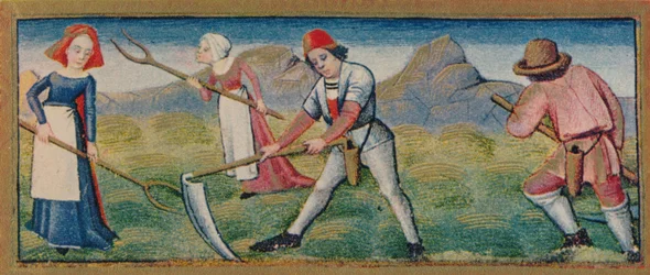 Juni - Mähen, 15. Jahrhundert, 1939