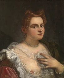 Selbstporträt einer jungen Venezianerin, ca. 1580