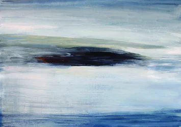 Abstrakter Blauer Horizont