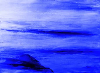 Tiefe blaue Abstraktion