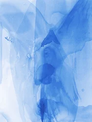 Fließendes Blaues Abstrakt