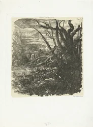 Berglandschaft mit See
