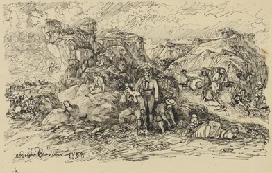 Die Schmuggler, 1858