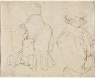 Zwei böhmische Bauern in Halbfigur