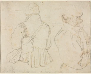 Zwei böhmische Bauern in Halbfigur, um 1605-1610