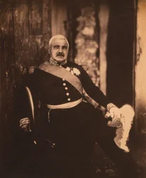 Porträt des französischen Marschalls Aimable-Jean-Jacques Pelissier in Uniform, Krimkrieg, Krim, Ukraine
