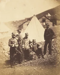 Offiziere der 71. Highlanders