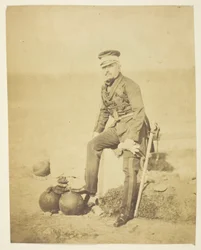 Sir Henry William Barnard (1799-1857), General, Stabschef; Aufgenommen auf der Krim