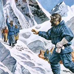 Nachricht von der Eroberung des Everest ging um die Welt