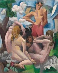 Die Badenden