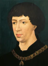 Porträt von Karl dem Kühnen, Herzog von Burgund