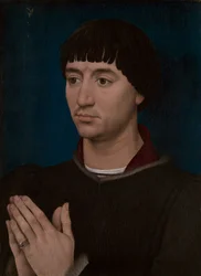 Porträt von Jean Gros (recto); Wappen von Jean Gros (verso)