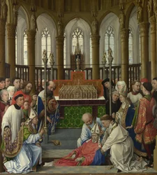 Die Exhumierung des Heiligen Hubertus, 1430er