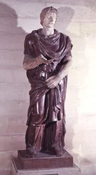 Ein gefangener barbarischer Prinz, aus der Villa Borghese, Rom (Porphyr)