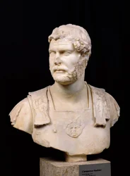 Büste des Kaisers Hadrian (76-138), gefunden auf Kreta