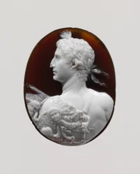 Kameo-Porträt des Kaisers Augustus, ca. 41-54 n. Chr.