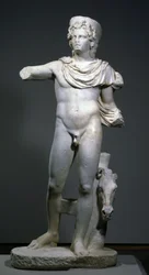 Himmlischer Gott oder Held, spätes 2. oder frühes 3. Jh. n. Chr. (Marmor)