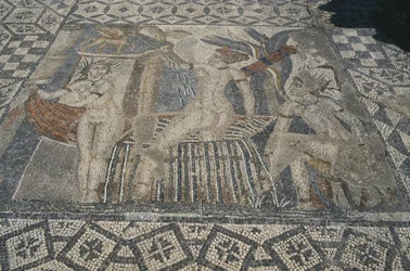 Diana und Actaeon, vom Boden des 