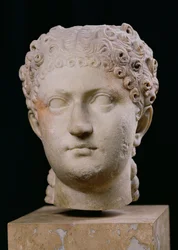 Kopf der Agrippina die Jüngere (ca. 16-59) (Marmor)