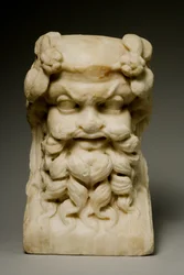 Kopf einer Herm, 1.-2. Jahrhundert n. Chr. (Marmor)