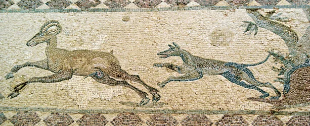 Jagdszene, Haus des Dionysos, Paphos, Zypern