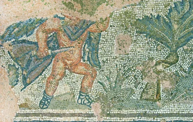 Jagdszene, Haus des Dionysos, Paphos, Zypern