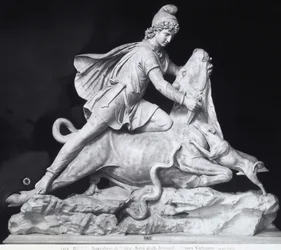 Mithras tötet den Stier, Darstellung des Mithraskults