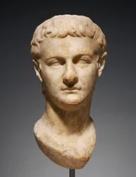 Porträtkopf von Caligula, ca. 40 n. Chr.