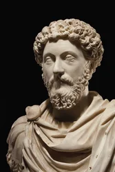 Porträtbüste des Kaisers Marcus Aurelius, ca. 170-180 n. Chr.