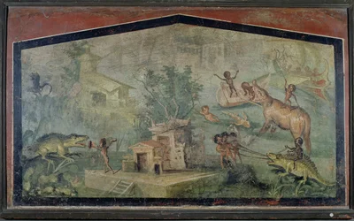 Pygmäen auf der Jagd, aus der 