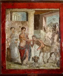 Der Zentaur besucht die Hochzeit von Pirithoos und Hippodamia