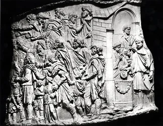 Opferszene, ein Abguss von Trajanssäule, 113 n. Chr.