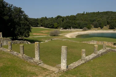 Die römische Villa in der Verige-Bucht, Brijuni, Kroatien