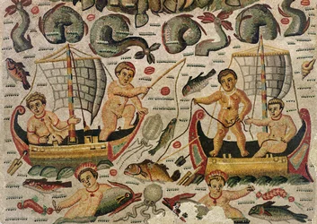 Der Triumph von Neptun und Amphitrite (Detail)