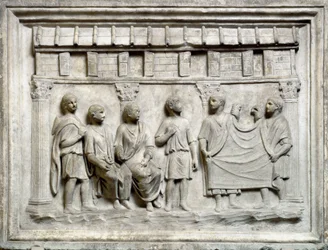 Stoffladen während der Augusteischen Zeit